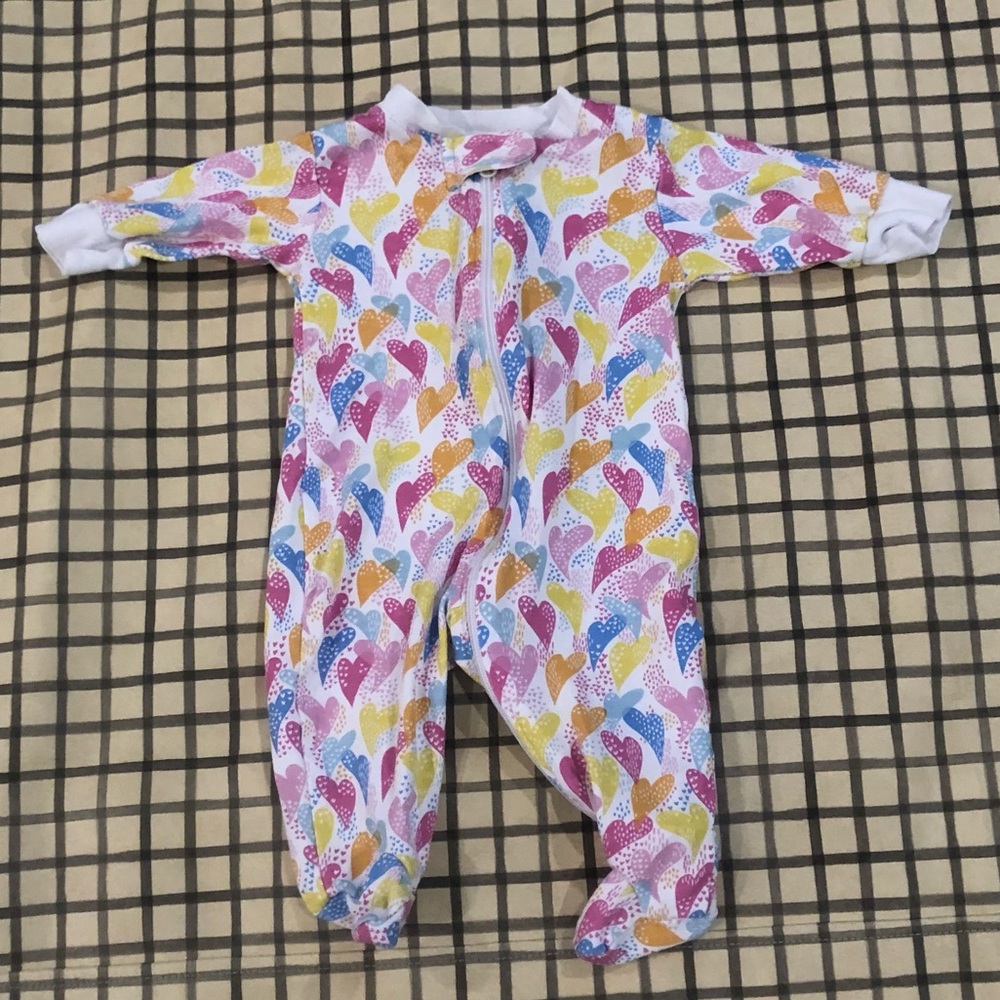 Kissy Kissy Heart Footie Pajama